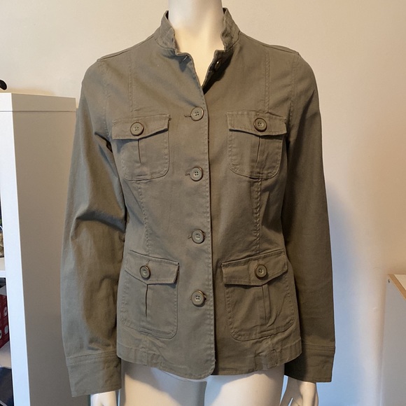 Lady Hathaway Jacket Size M Exc Cond Cotton 95% Spandex 5% - Picture 3 of 16